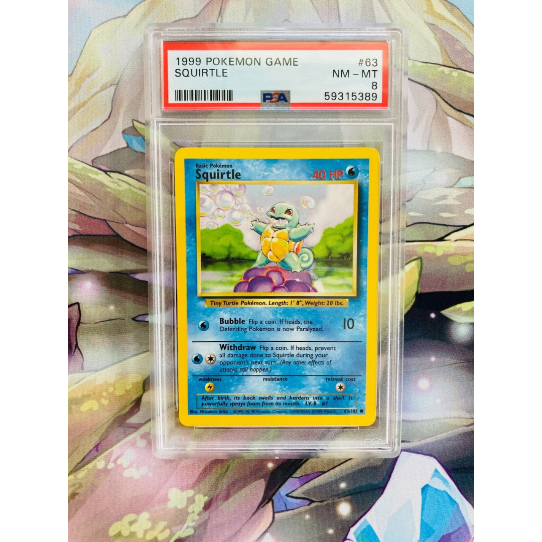 Pokemon Squirtle PSA 10 high quality 63/102