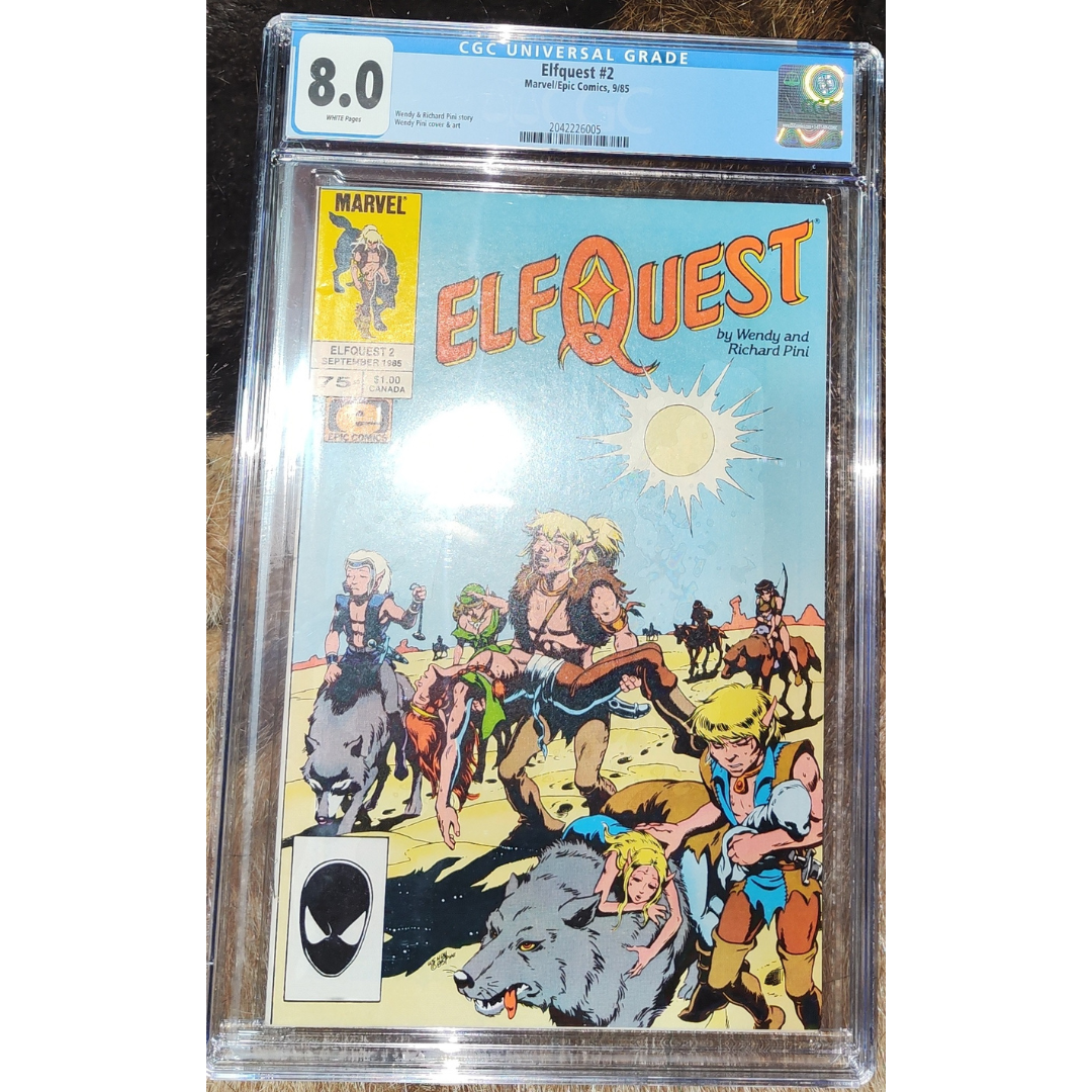 Elfquest #2 (1985-Marvel) Graded 8.0