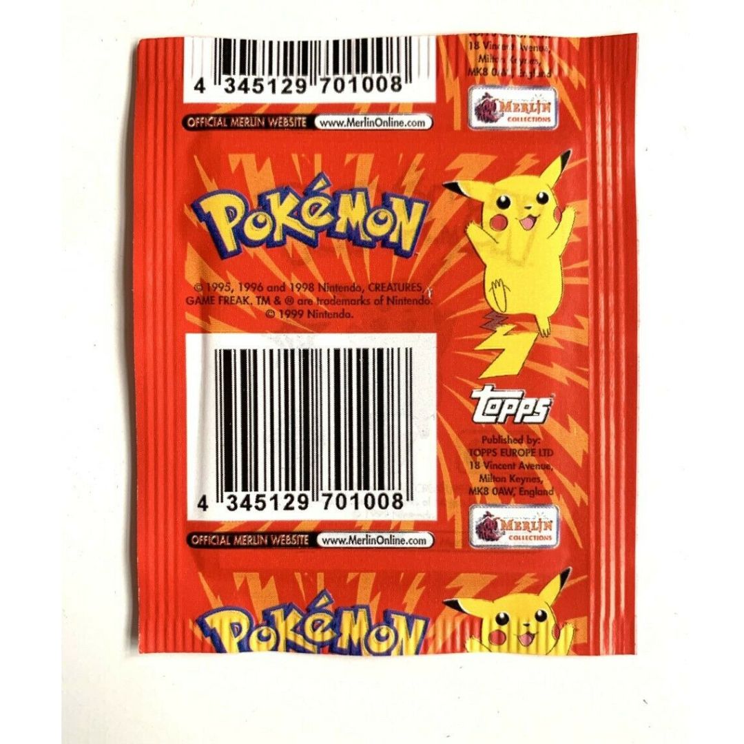 1999 pokemon sealed sticker pack.