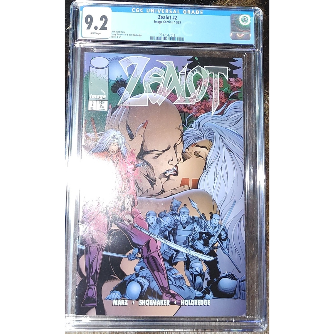 Zealot #2 - 1st Printing Image Comics October 1995 Graded 9.2