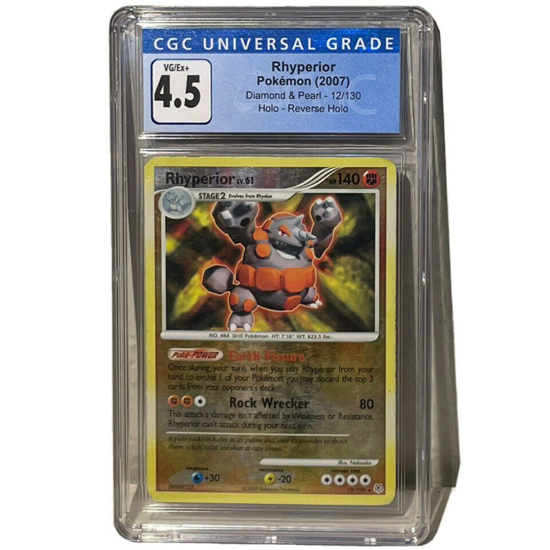 CGC GRADE: 4.5 - Rhyperior (2007) , Diamond & Pearl