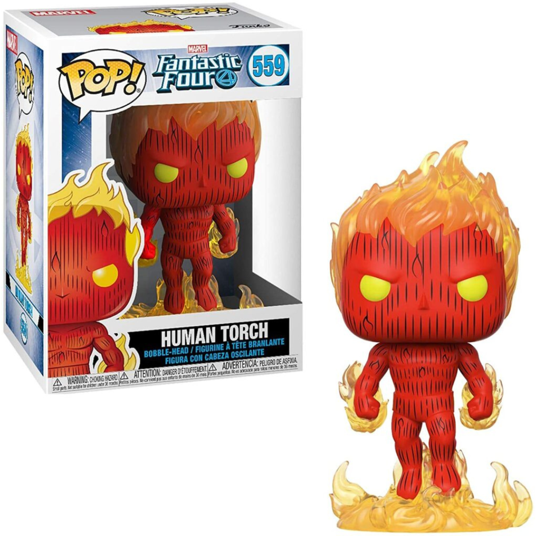 FUNKO POP Marvel: Fantastic Four - Human Torch