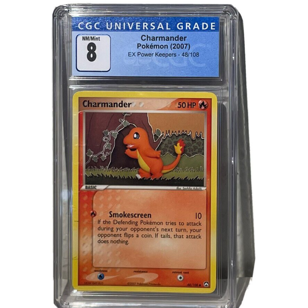 CGC GRADE: 8 - Charmander (2007) , EX Power Keepers