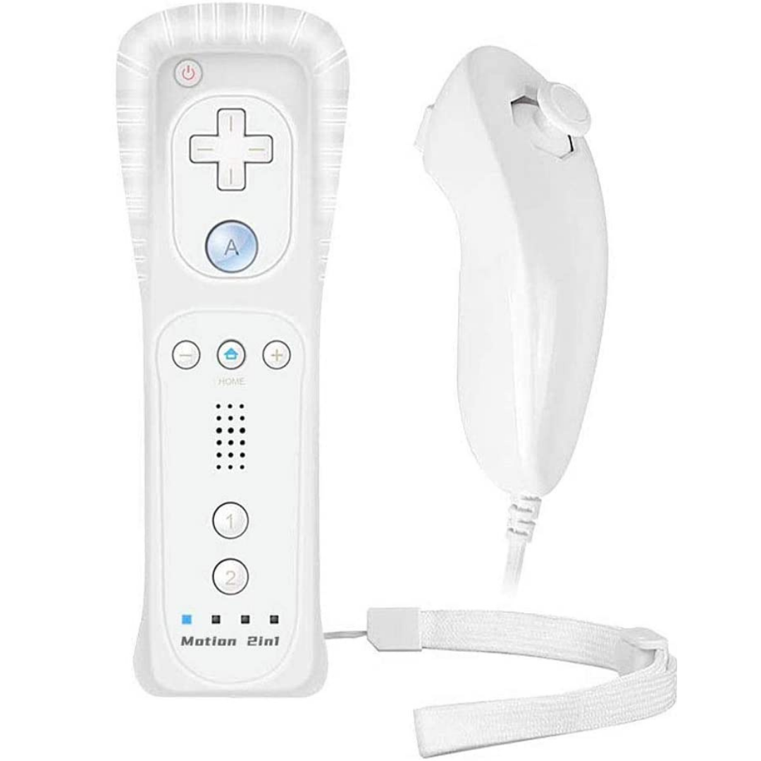 Nunchuck Motion Plus Remote Controller Set for Nintendo Wii, Wii U