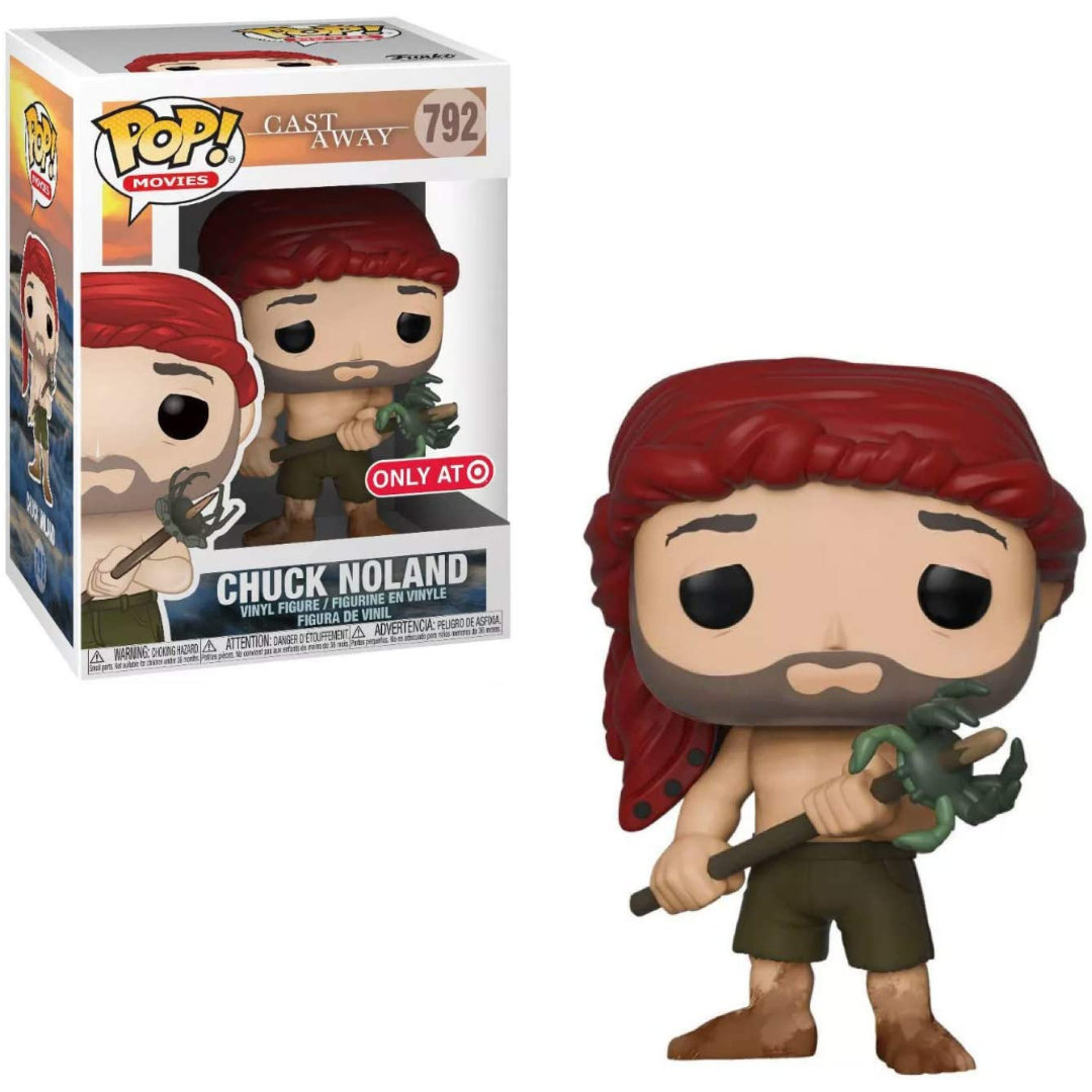 Funko Pop Movie: Cast Away Chuck Noland (Spear with Crab)