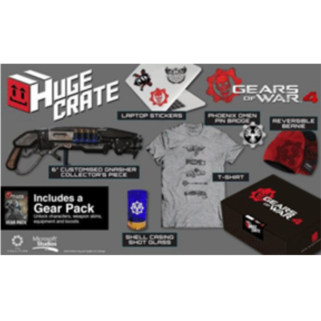 Huge Crate Gears Of War Box