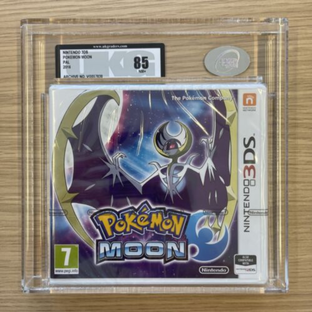 Pokemon Moon Nintendo 3DS Game Graded 85