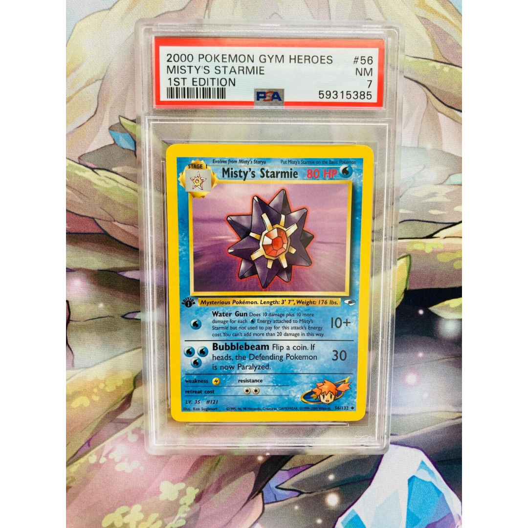 Pokemon PSA 7 Misty's Starmie