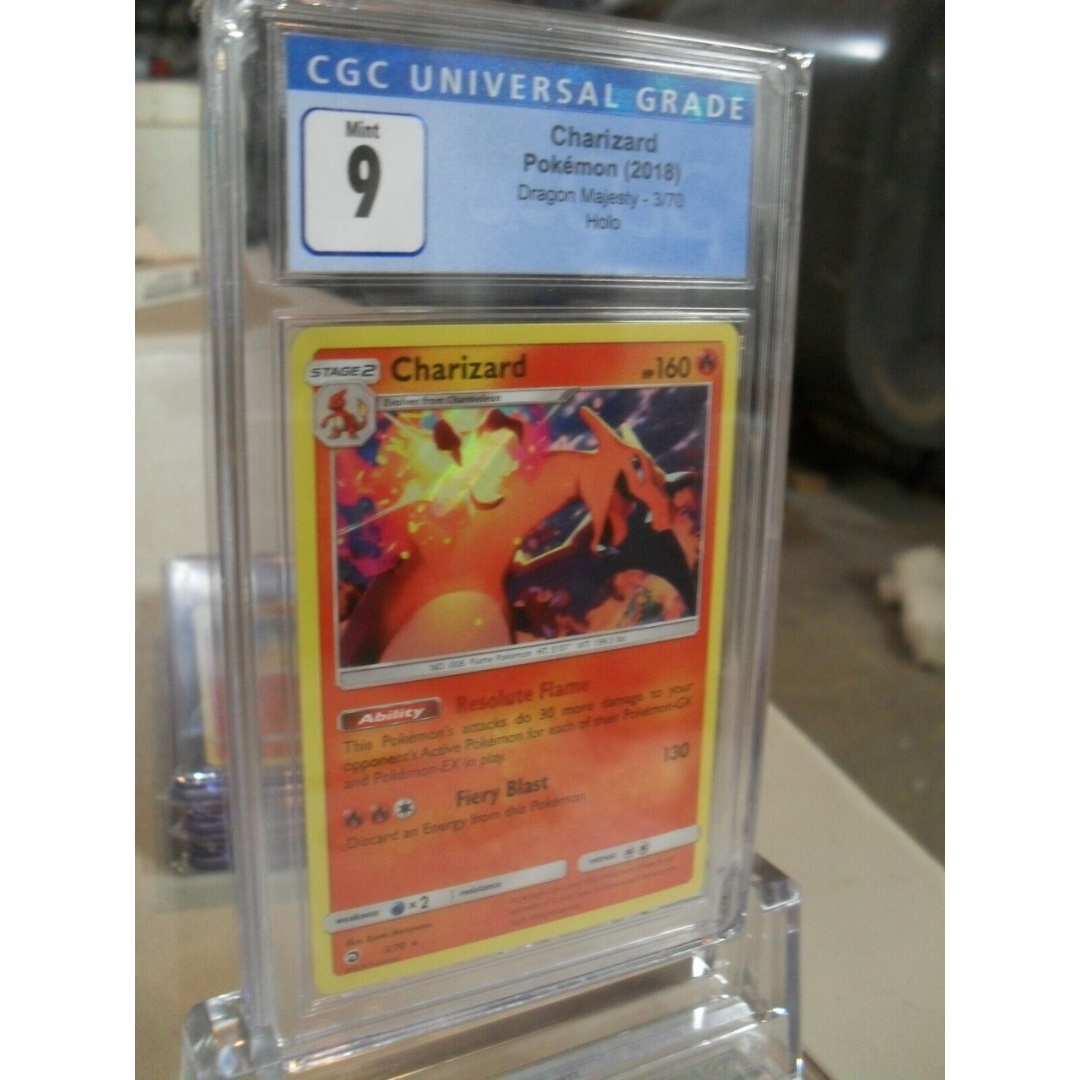 CGC Graded 9 Charizard EX 12/108 Evolutions Ultra Holo rare Pokemon Card