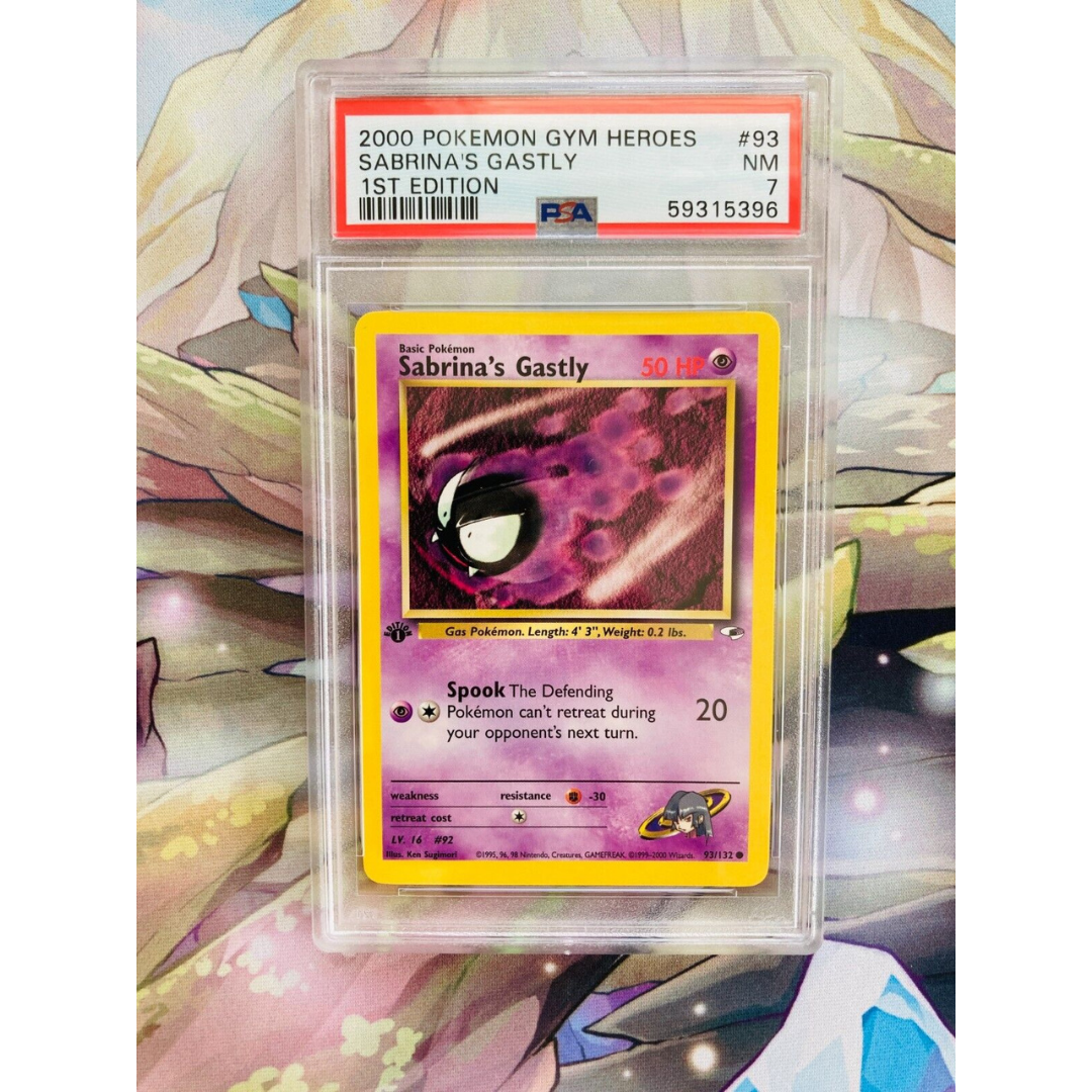 Pokemon PSA 7 Sabrina's Gastly