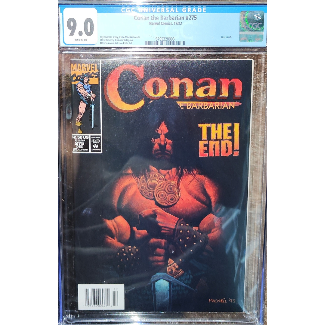 CONAN THE BARBARIAN #275 CGC 9.0 (1993) Last Issue (Marvel)