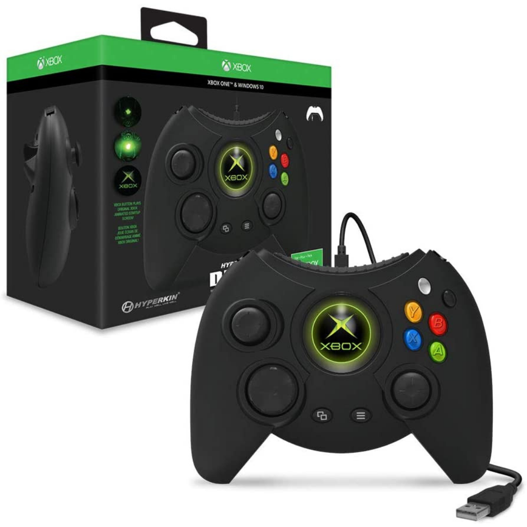 Hyperkin Duke Wired Controller for Xbox One/ Windows 10 PC ( Black ) - Officially Licensed by Xbox