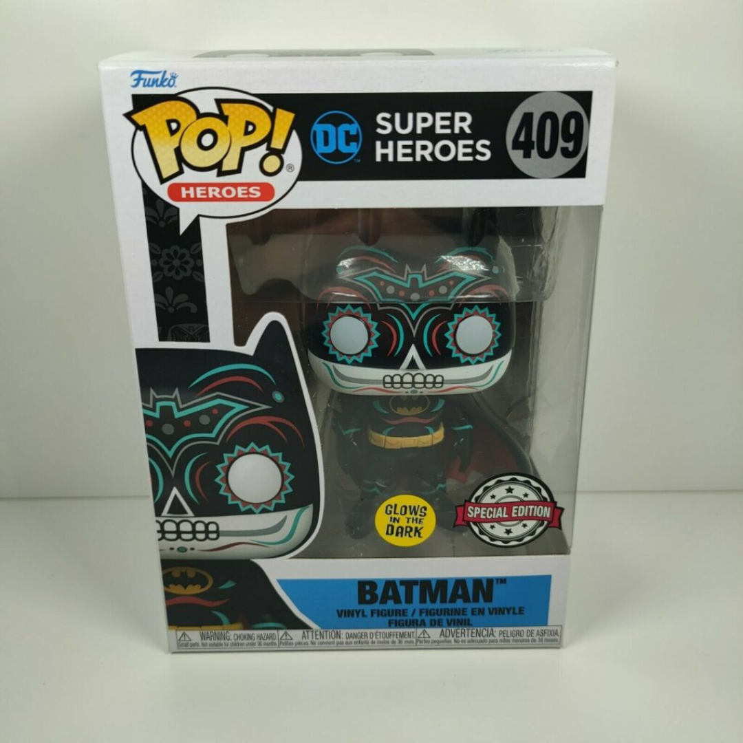 Funko Pop! Batman Dia De Los DC Glow in the Dark GITD Batman