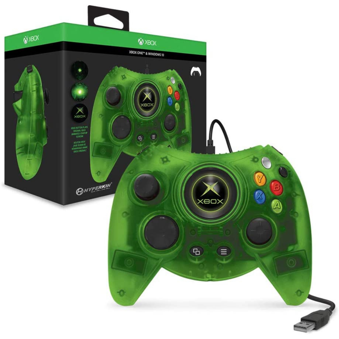 Hyperkin Duke Wired Controller for Xbox One/ Windows 10 PC ( Green Limited Edition ) - Officially Licensed by Xbox by Hyperkin