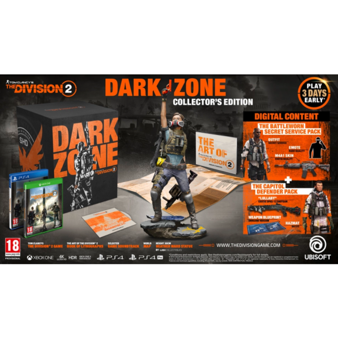 Tom Clancy's - The Division 2 Dark Zone Collector's Edition ( PlayStation 4 )