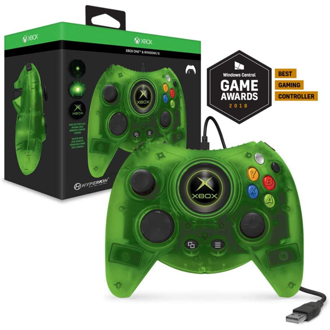 Hyperkin Duke Wired Controller for Xbox One/ Windows 10 PC ( Green Limited Edition ) - Officially Licensed by Xbox by Hyperkin