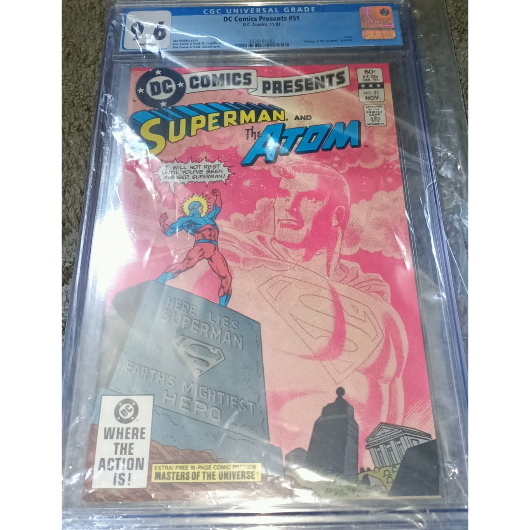 Superman And The Atom #51 Dc Comics - (1982) Graded 9.6