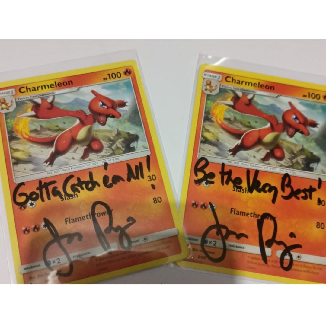 Autographed Charmeleon Card