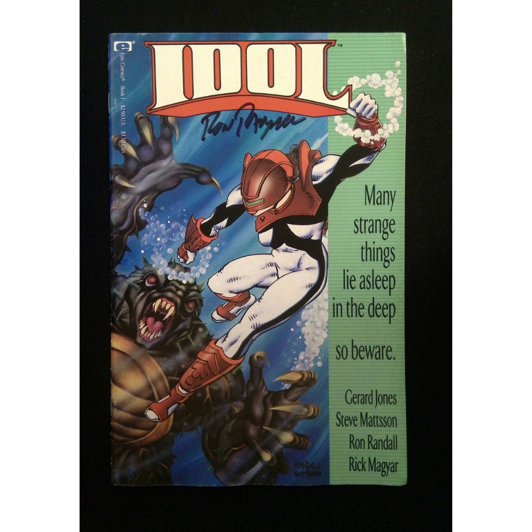 Idol #1 Marvel/Epic Comics 1992 Fn+ Signed By Ron Randall