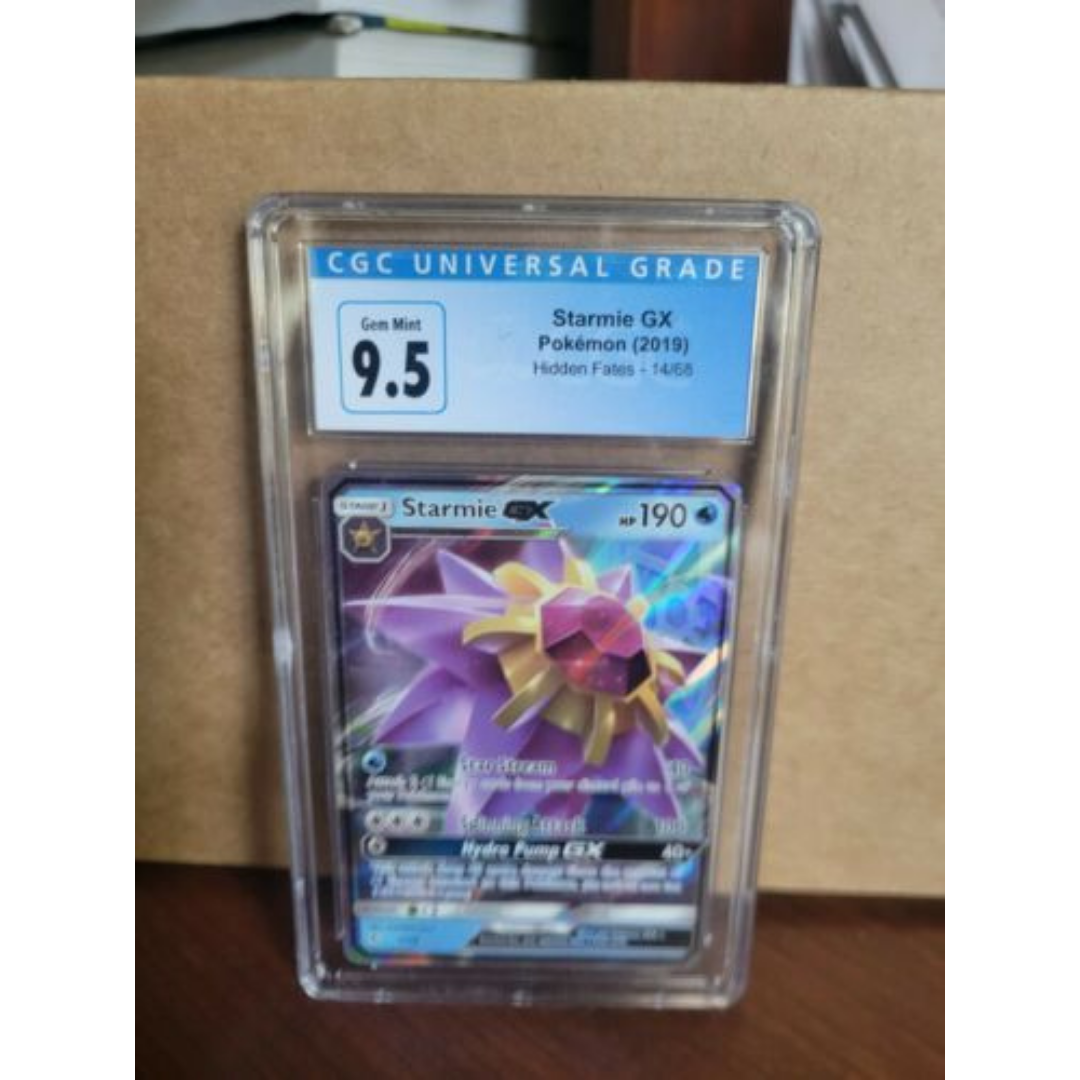 Pokemon - Starmie GX - 14/68 - SM Hidden Fates - CGC 9.5