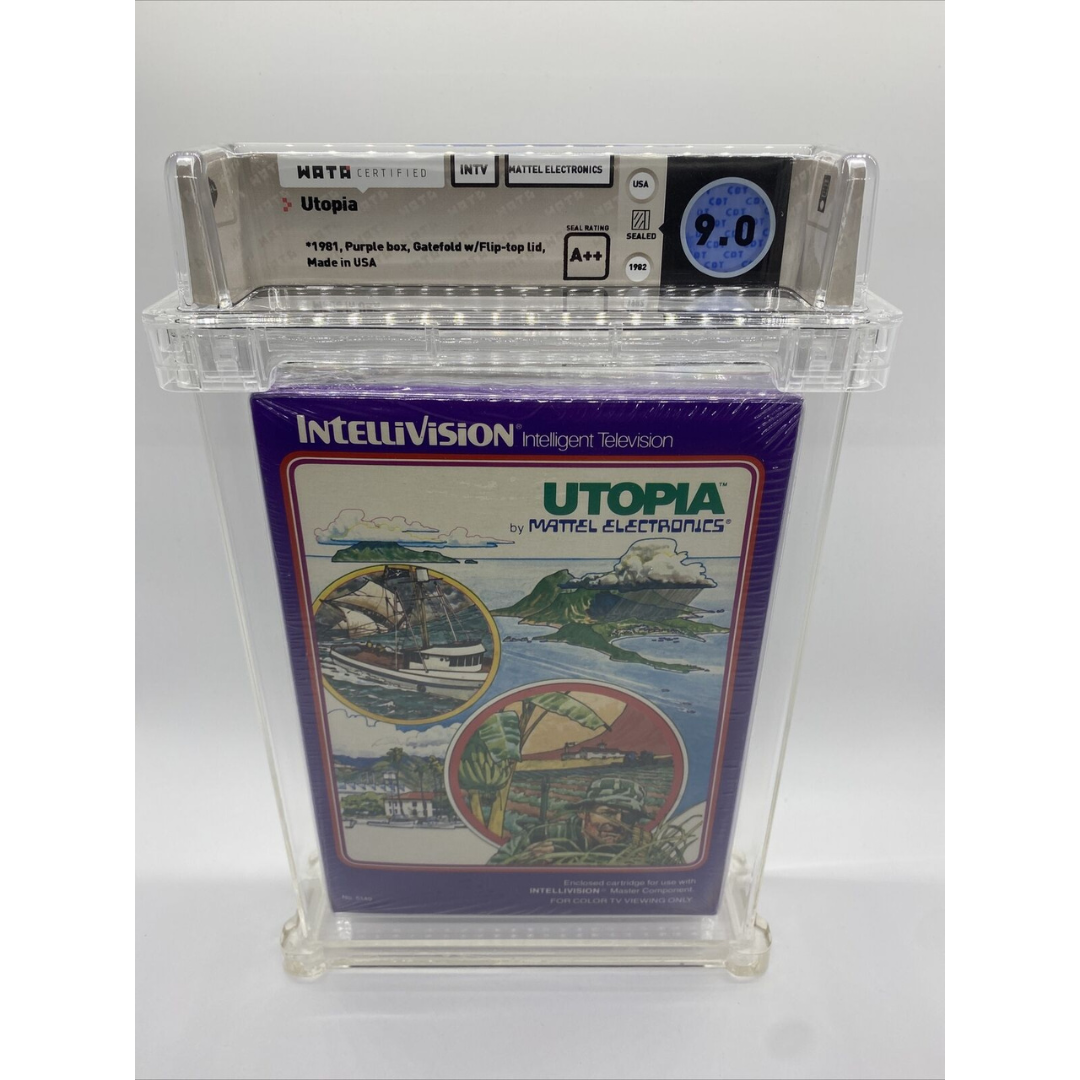 Unopened Utopia Intellivision Sealed! Wata 9.0 A++ 1982 Atari VGA IGS