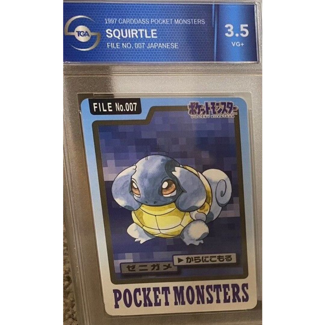 1997 Carddass Squirtle TGA Graded 3.5