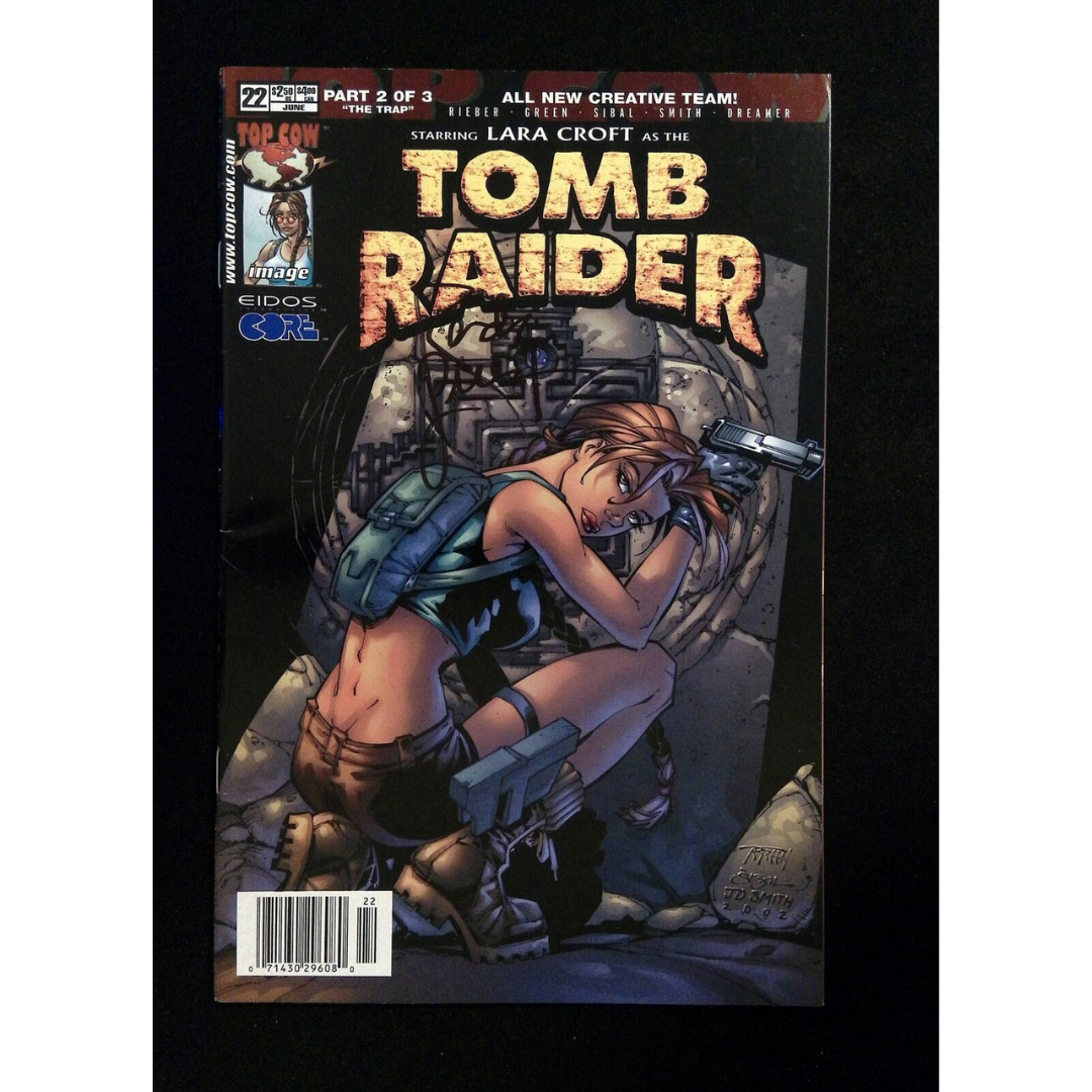 Tomb Raider #22 Top Cow Comics 2002 VF+ SIGNED RANDY GREEN