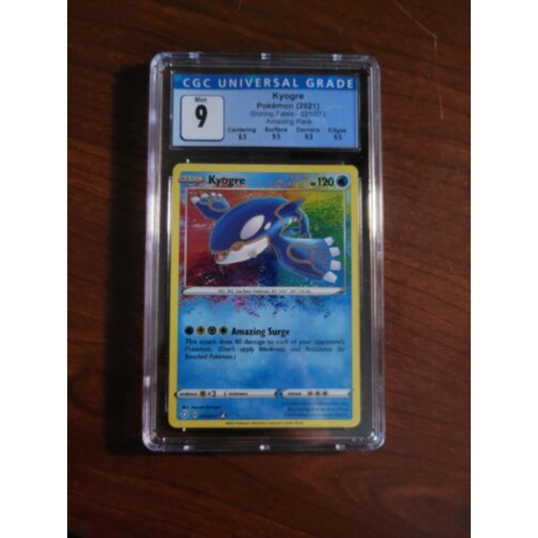 Kyogre 021/072 Shining Fates Amazing Rare English CGC 9 Mint