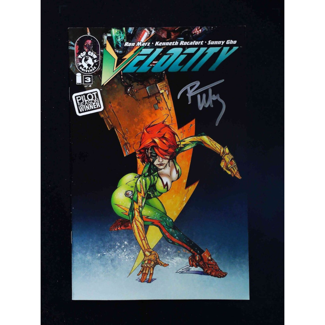 Velocity #3 Top Cow Comics 2010 Vf+ Signed By Ron Marz