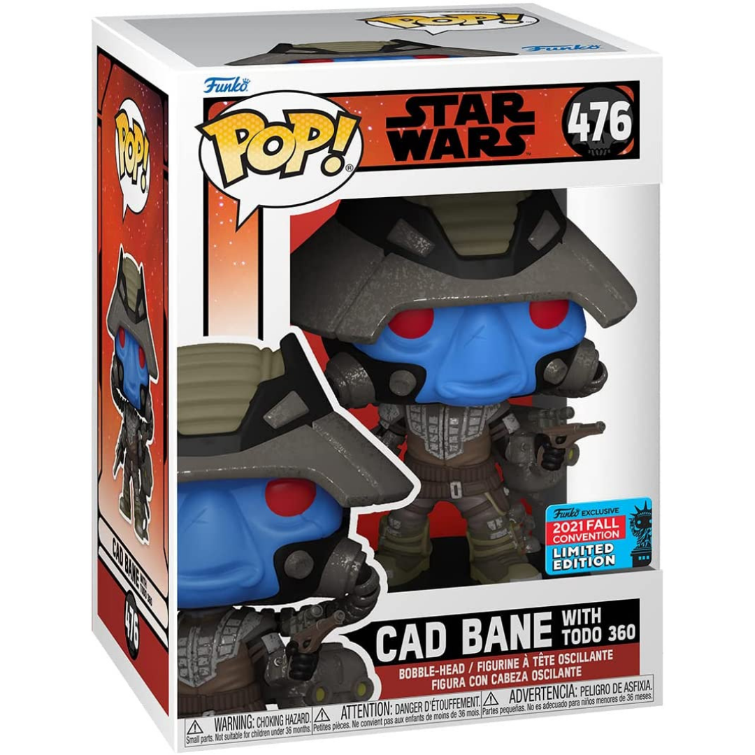 FUNKO POP! Star Wars: The Bad Batch - Cad Bane with Todo 360 - NYCC 2021 Shared Fall Convention Exclusive