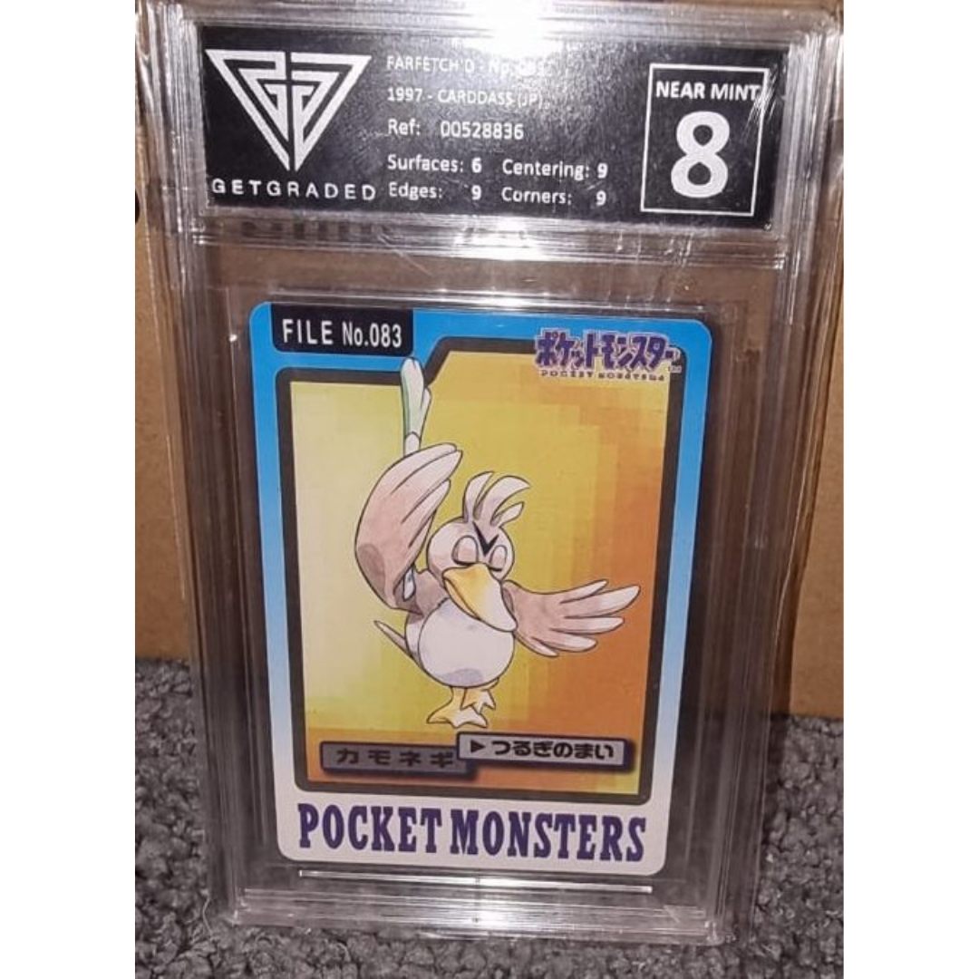 Farfetch'd Carddass graded 8